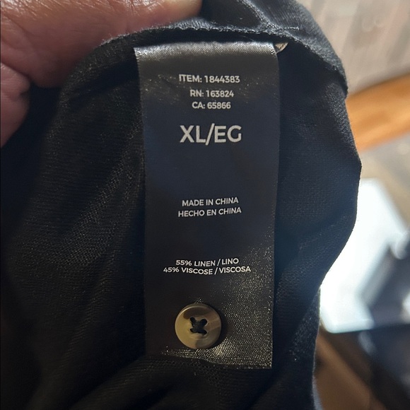 Well Worn Classic Black Button Down Dress - Picture 9 of 9